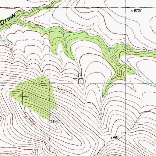 Topographic Map of Tiger Tank, AZ