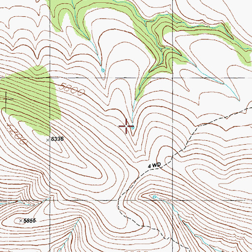Topographic Map of Keith Tank, AZ