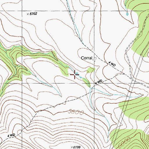 Topographic Map of Prospect Tank, AZ