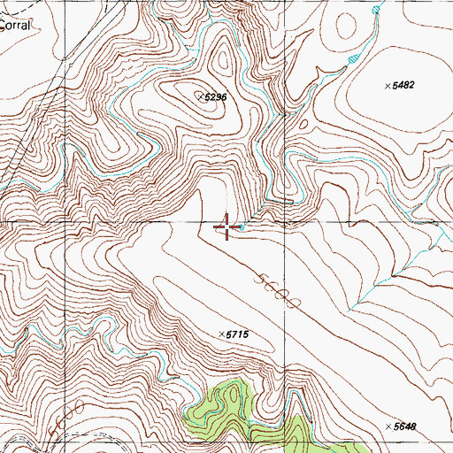 Topographic Map of Ridge Tank, AZ