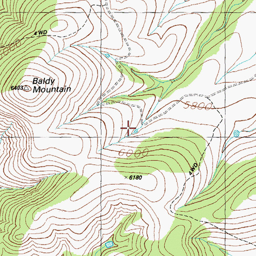 Topographic Map of New Road Tank, AZ