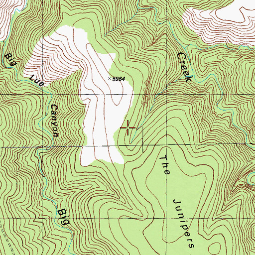 Topographic Map of Juniper Tank, AZ