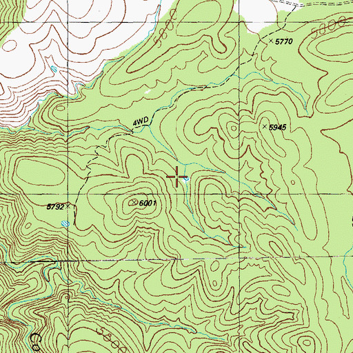 Topographic Map of Holliman Tank, AZ