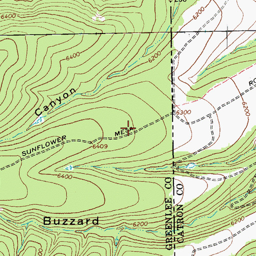 Topographic Map of Charlie Moore Trailhead, AZ