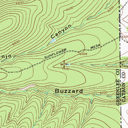 Topographic Map of South Buzzard Tank, AZ