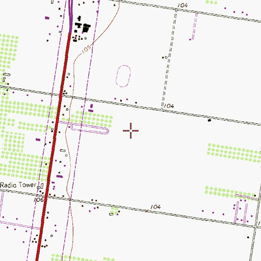 Topographic Map of Pharr - San Juan - Alamo - North High School, TX