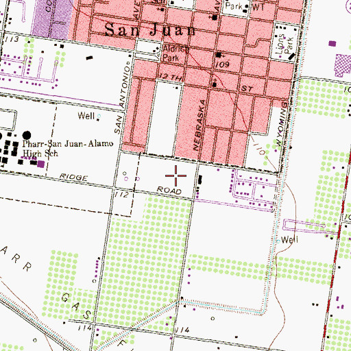 Topographic Map of Carman Elementary School, TX