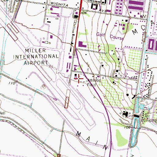 Topographic Map of Cascade Park, TX