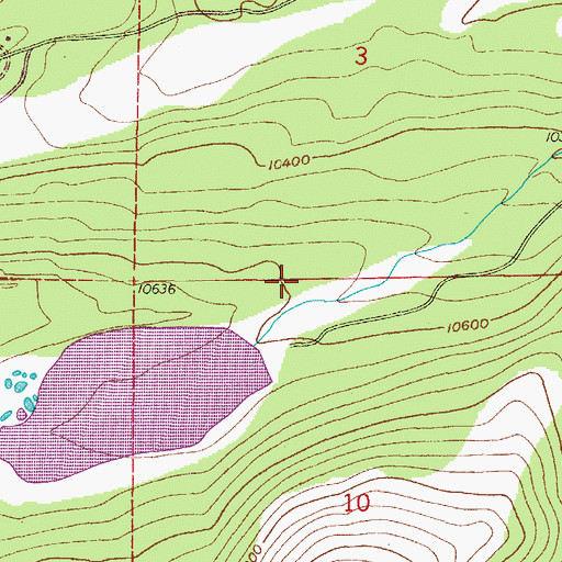Topographic Map of Lefthand Park Dam, CO