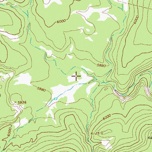 Topographic Map of Open Flat Corral, AZ