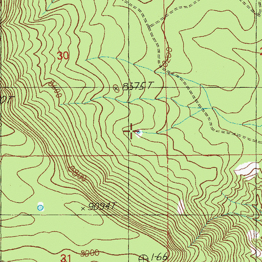 Topographic Map of South Mountain Tank, AZ