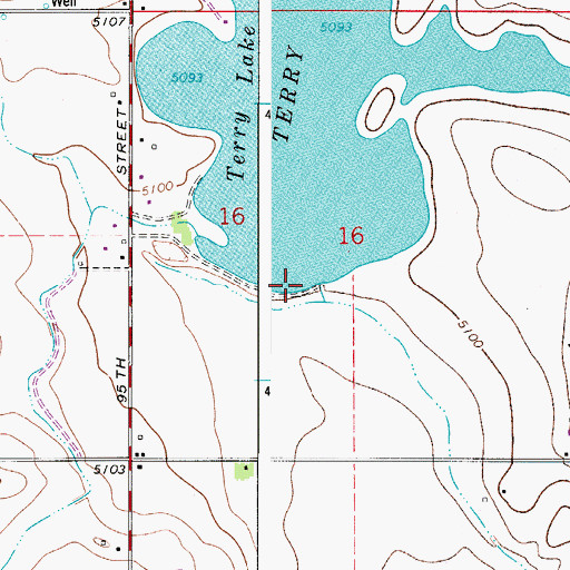 Topographic Map of Pleasant Valley Reservoir, CO