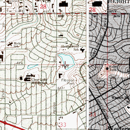 Topographic Map of Kalcevic Dam, CO