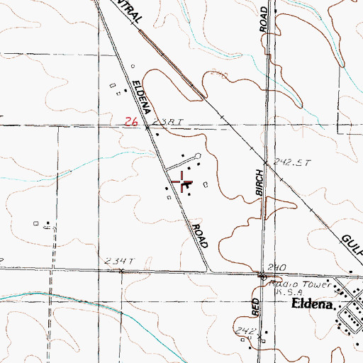 Topographic Map of Lee County Farm (historical), IL