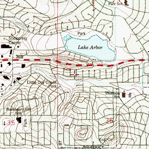 Topographic Map of Tepper Number 1 Dam, CO