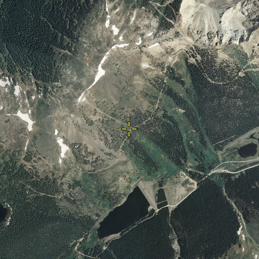 Aerial/Satellite Image of Upper Urad Dam, CO