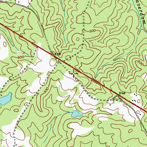Topographic Map of Repairers of Breach Apostolic Faith Church Cemetery, GA