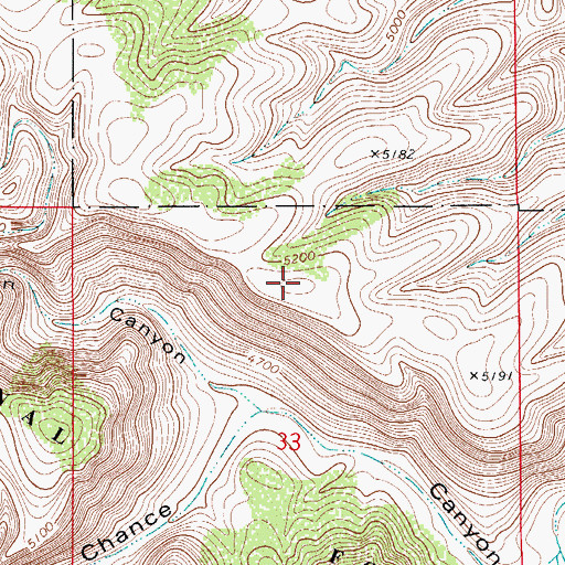 Topographic Map of Sitting Bull Communication Facility, NM