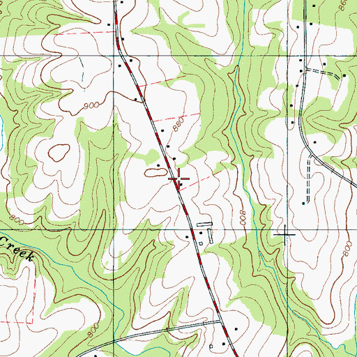 Topographic Map of Cabaniss Store (historical), NC