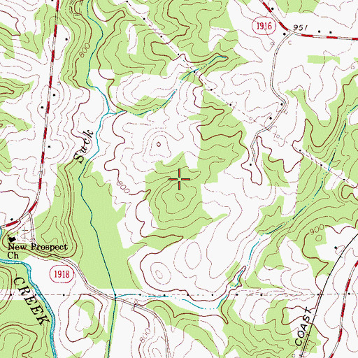Topographic Map of Beam School (historical), NC
