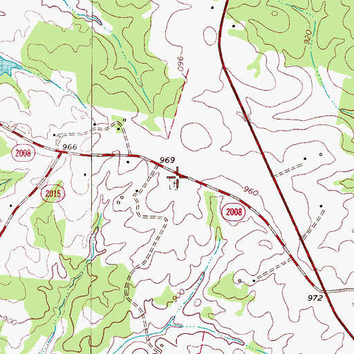 Topographic Map of Bethel Associate Reformed Presbyterian Church (historical), NC