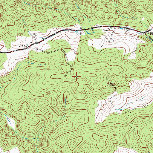 Topographic Map of District A-01, VA