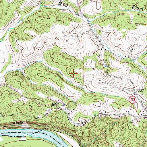 Topographic Map of District E-01, VA