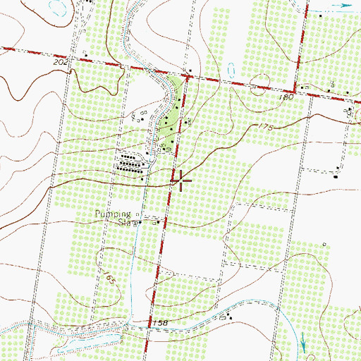 Topographic Map of Henry B Gonzales Elementary School, TX
