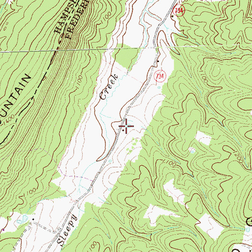Topographic Map of Patterson School (historical), VA