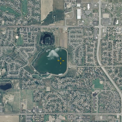 Aerial/Satellite Image of Waneka Dam, CO