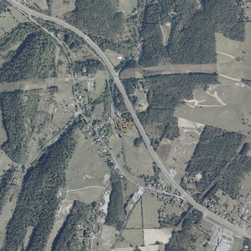 Aerial/Satellite Image of Gainesboro Cemetery, VA