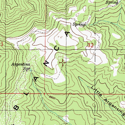Topographic Map of Clear Water Trail, NM