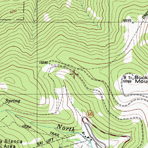 Topographic Map of William G. Telfer Natural Area, NM