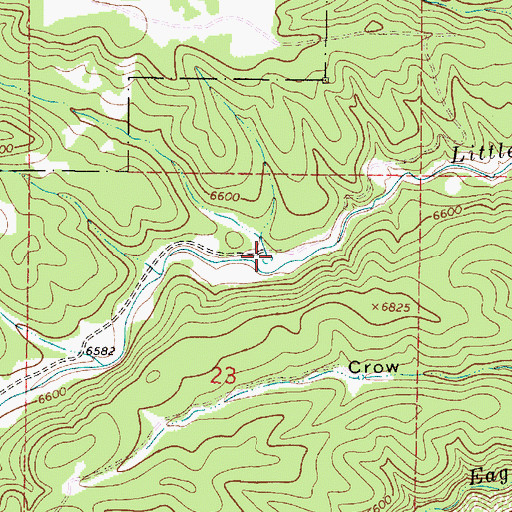 Topographic Map of Flume Tank, NM