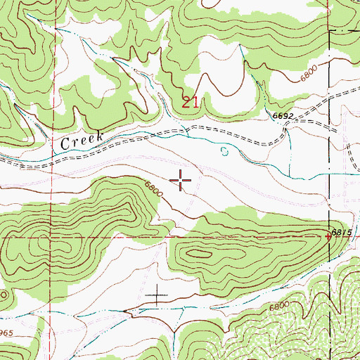 Topographic Map of Sierra Blanca, NM