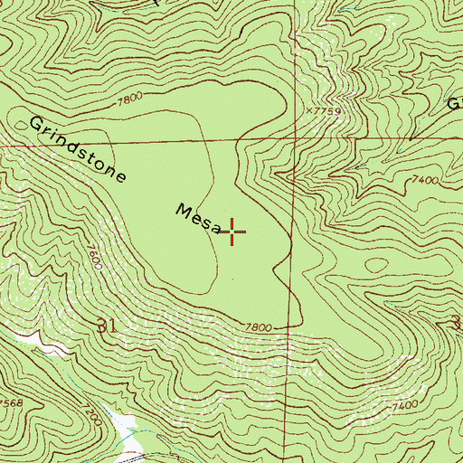 Topographic Map of Pot Hole, NM