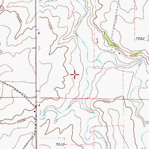 Topographic Map of Franktown Parker FPA-1 Reservoir, CO