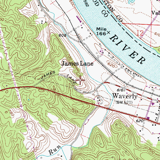 Topographic Map of Sharp - Prince Cemetery, WV