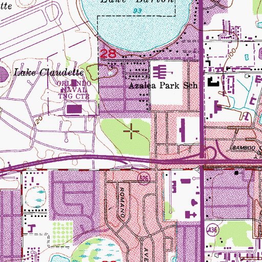 Topographic Map of The Nature Park, FL