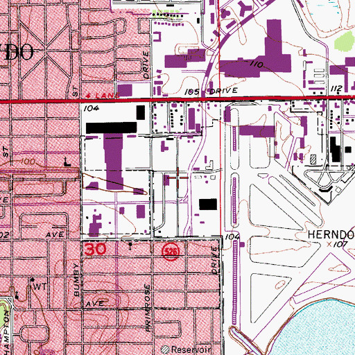 Topographic Map of Festival Park, FL