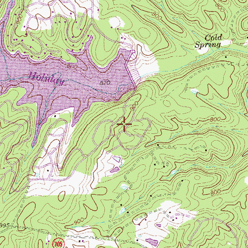Topographic Map of Nordic Village, VA