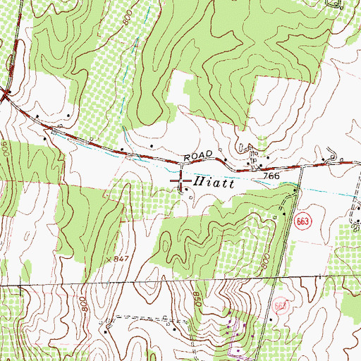 Topographic Map of Sir John Addition, VA