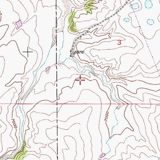 Topographic Map of Franktown Parker FPE-9 Reservoir, CO
