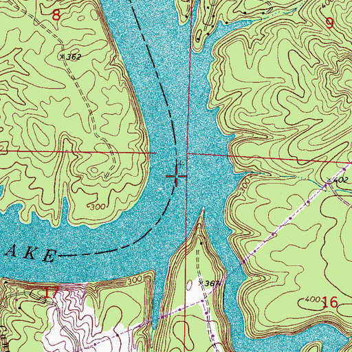 Topographic Map of Howtons Ferry (historical), AL