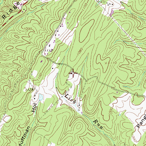 Topographic Map of Laurel Grove School (historical), VA