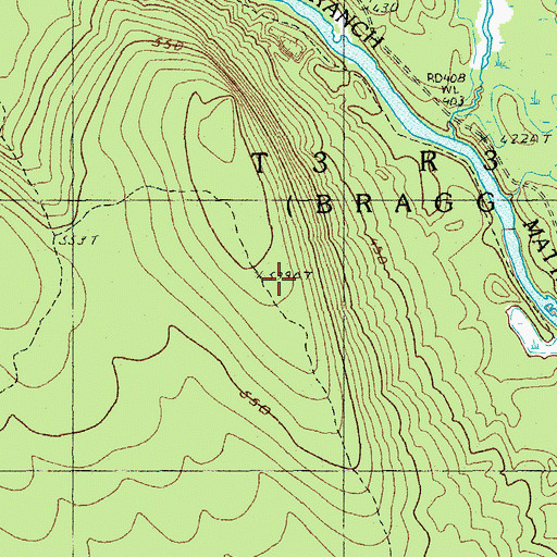 Topographic Map of T3 R3 WELS, ME