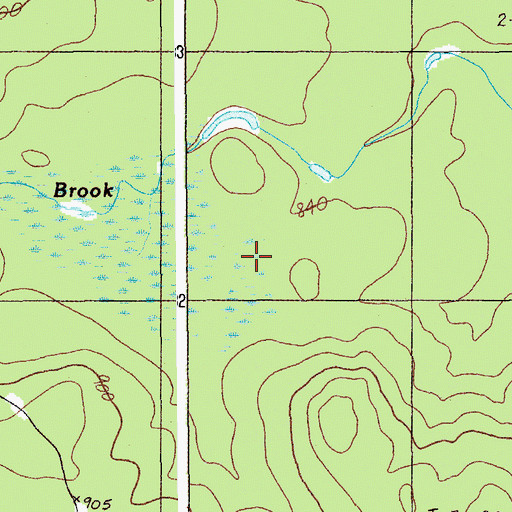 Topographic Map of T8 R5 WELS, ME