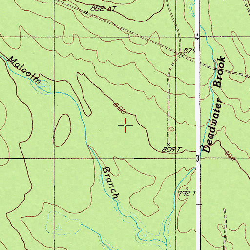 Topographic Map of T9 R8 WELS, ME