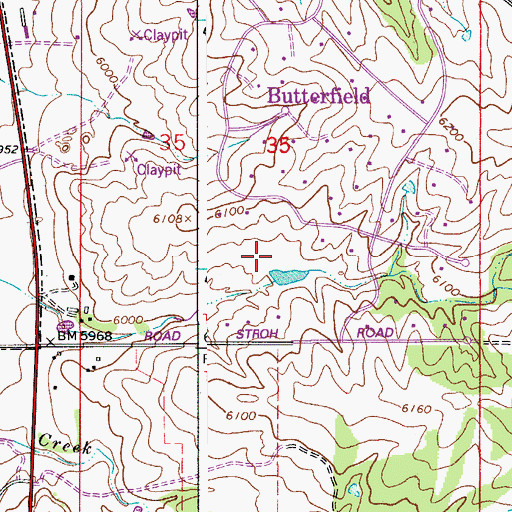 Topographic Map of Franktown Parker FPS-1 Dam, CO