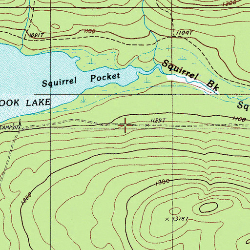 Topographic Map of T11 R11 WELS, ME